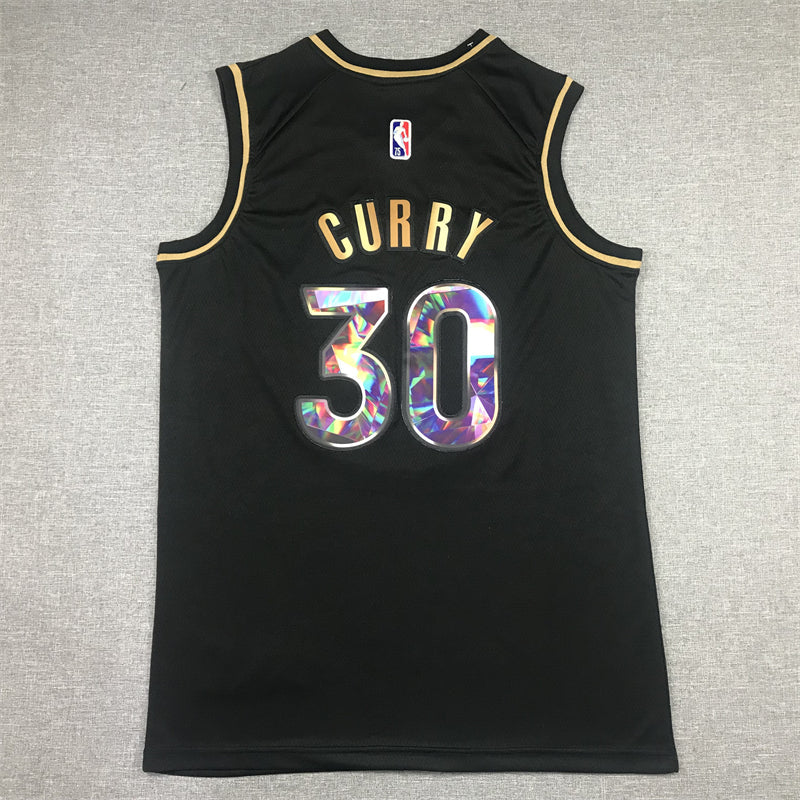 Men's Golden State Warriors Stephen Curry #30 NBA Black Swingman Jerseys