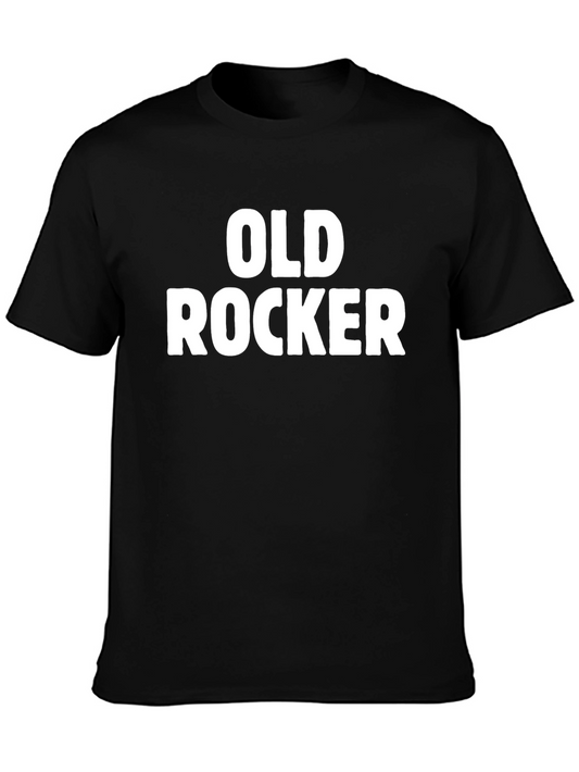Old Rocker Graphic T-Shirt - Classic Rock Fan Tee