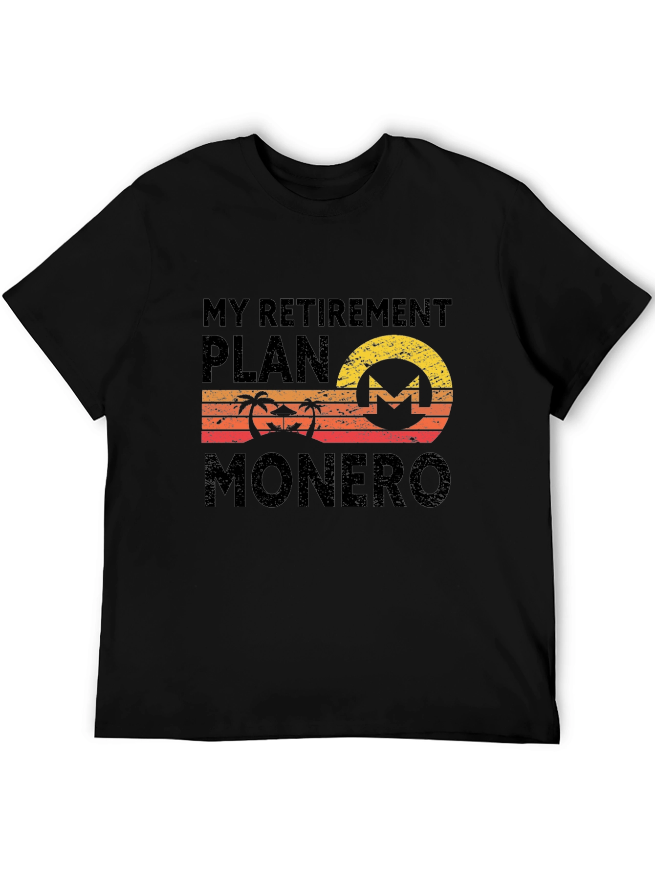 My Retirement Plan Monero Black T-Shirt