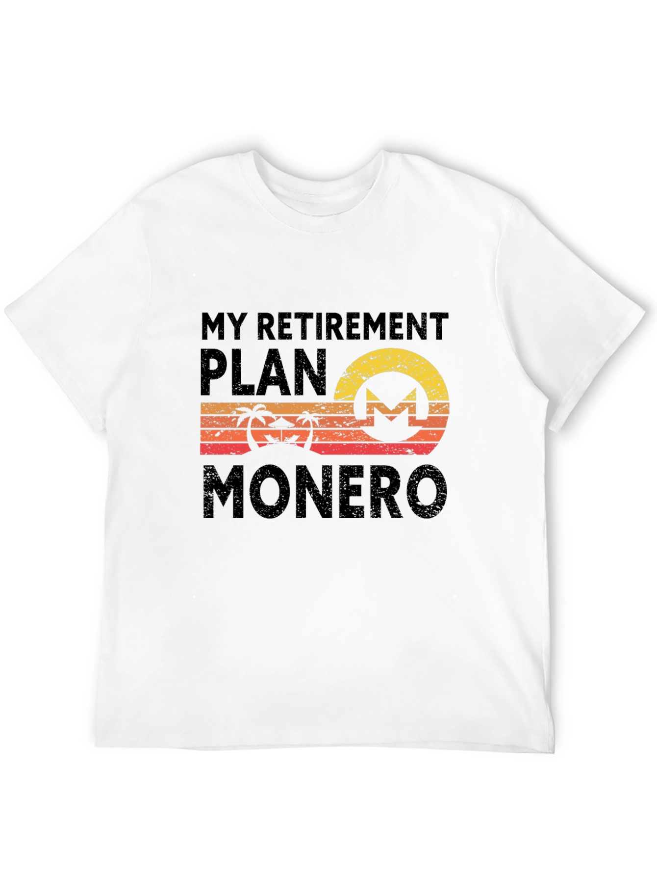 My Retirement Plan Monero Black T-Shirt