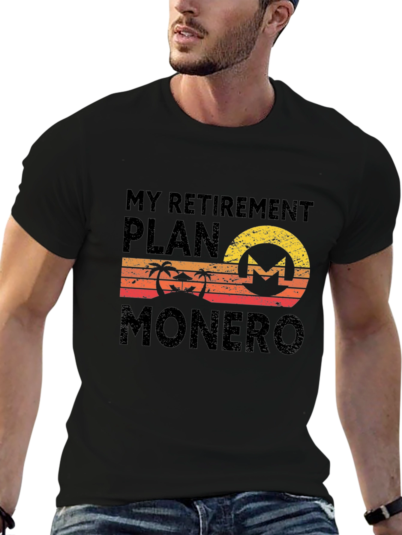 My Retirement Plan Monero Black T-Shirt