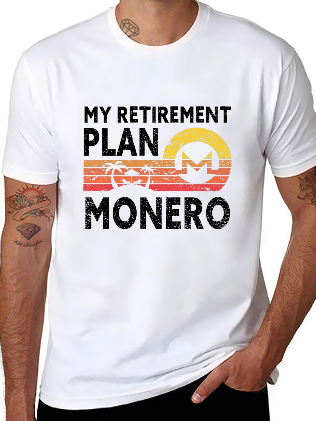My Retirement Plan Monero Black T-Shirt