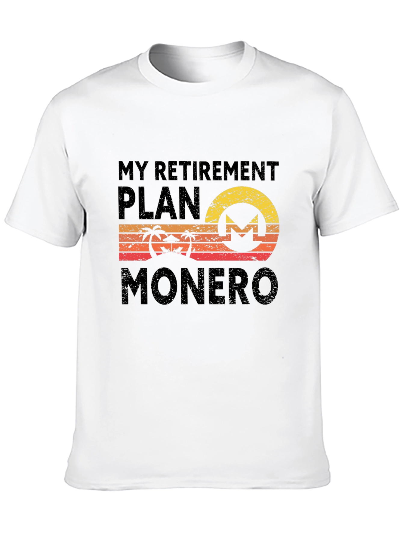 My Retirement Plan Monero Black T-Shirt