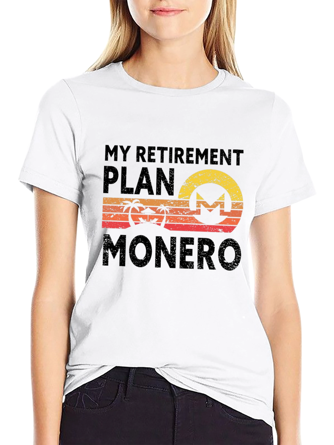 My Retirement Plan Monero Black T-Shirt