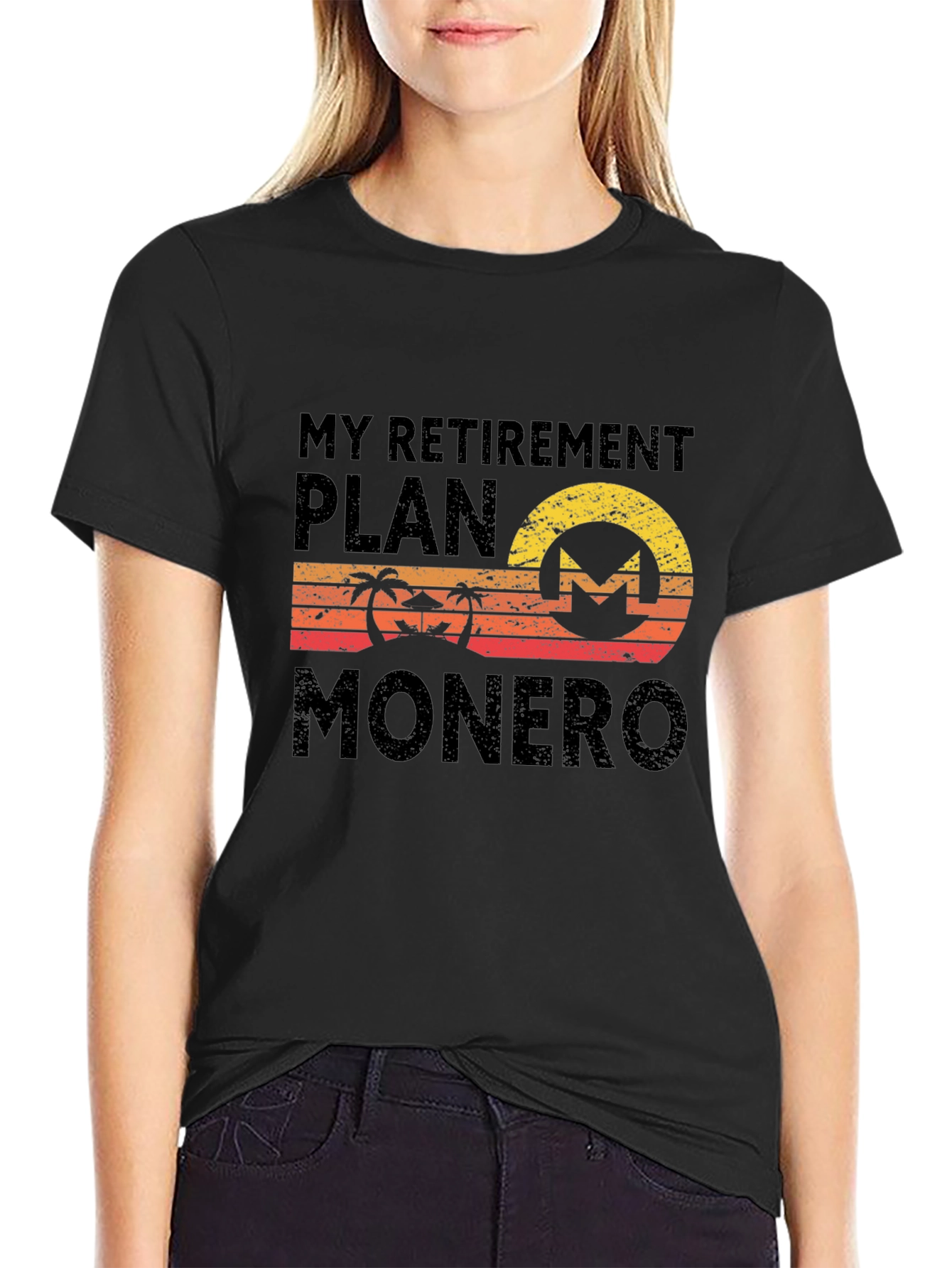 My Retirement Plan Monero Black T-Shirt