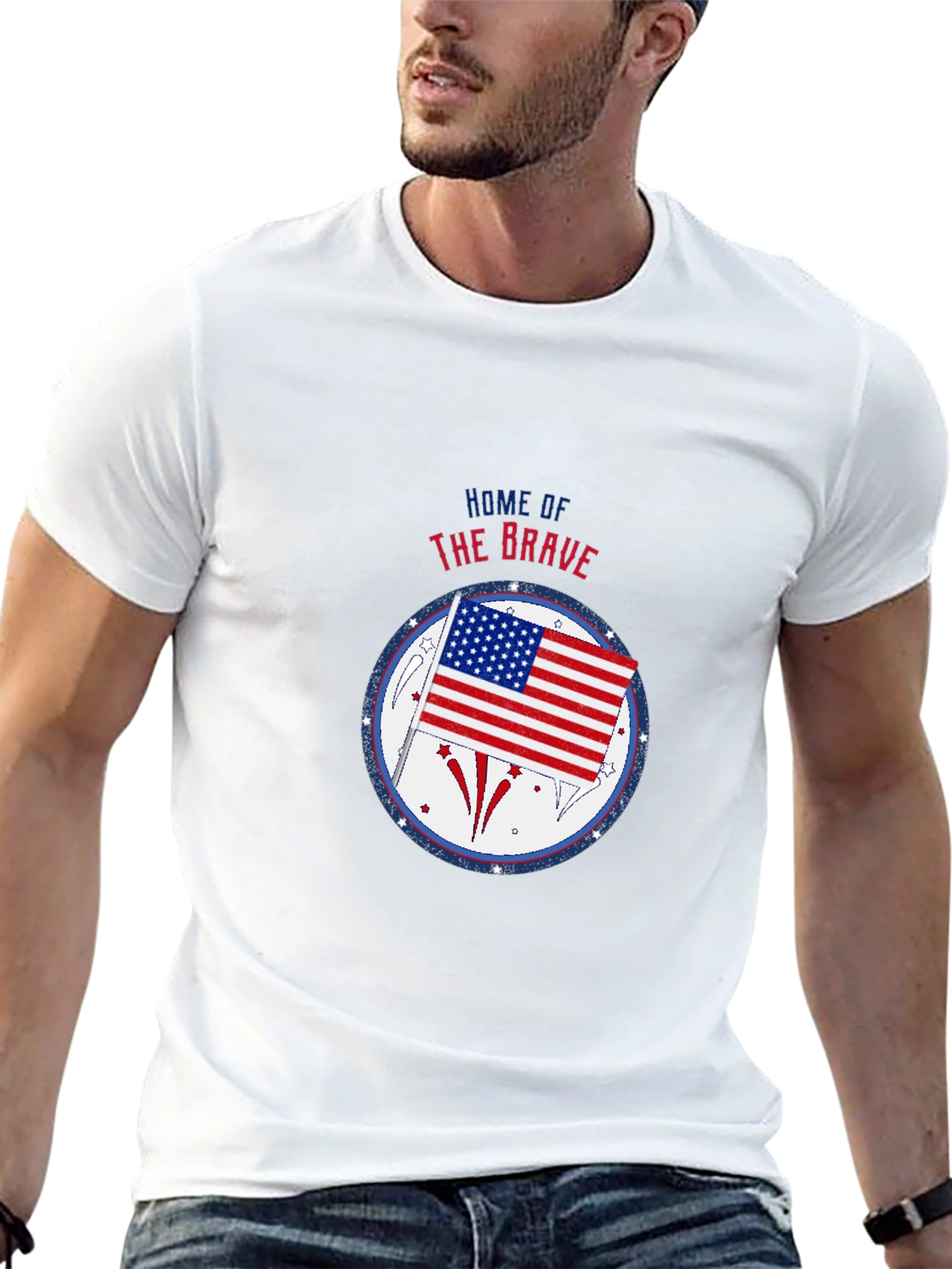 Home of the Brave Graphic T-Shirt