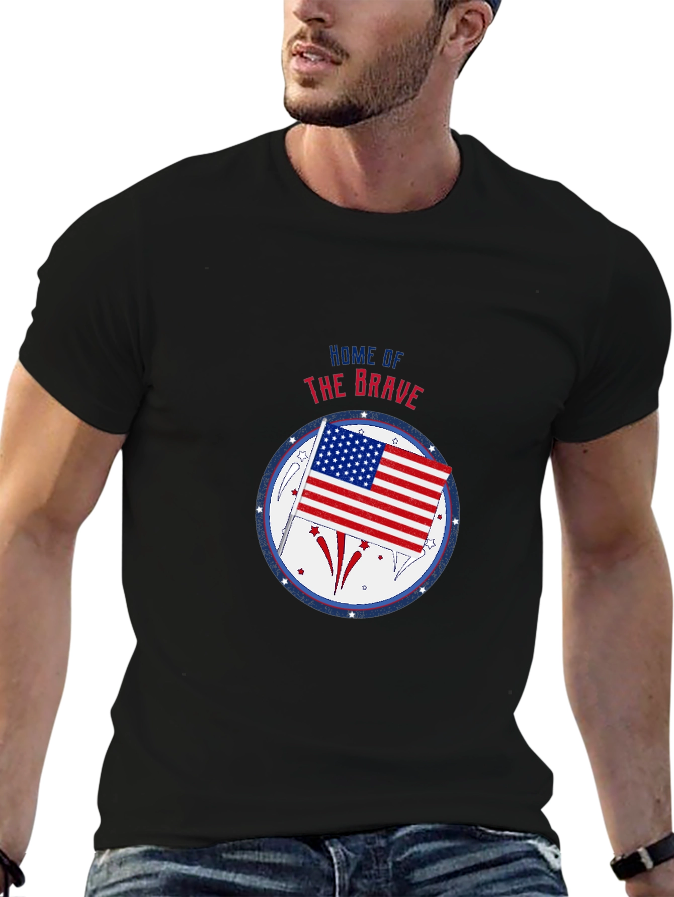 Home of the Brave Graphic T-Shirt