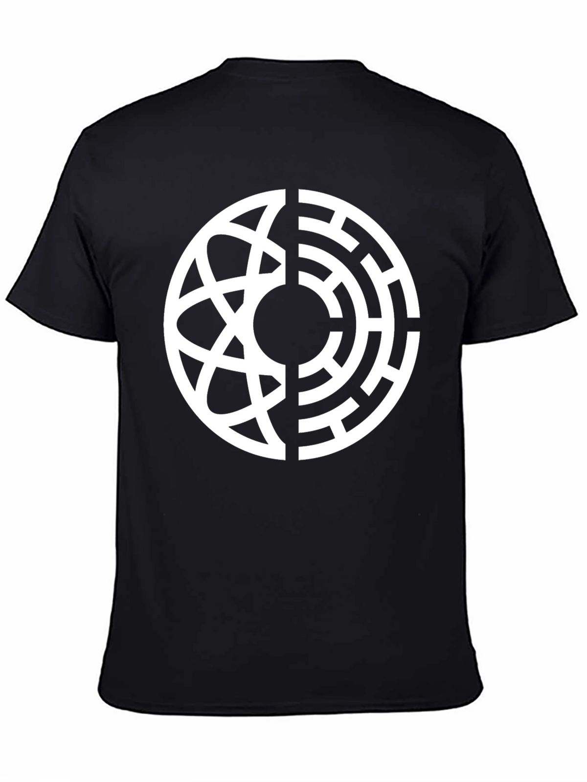 Abstract Design Black T-Shirt