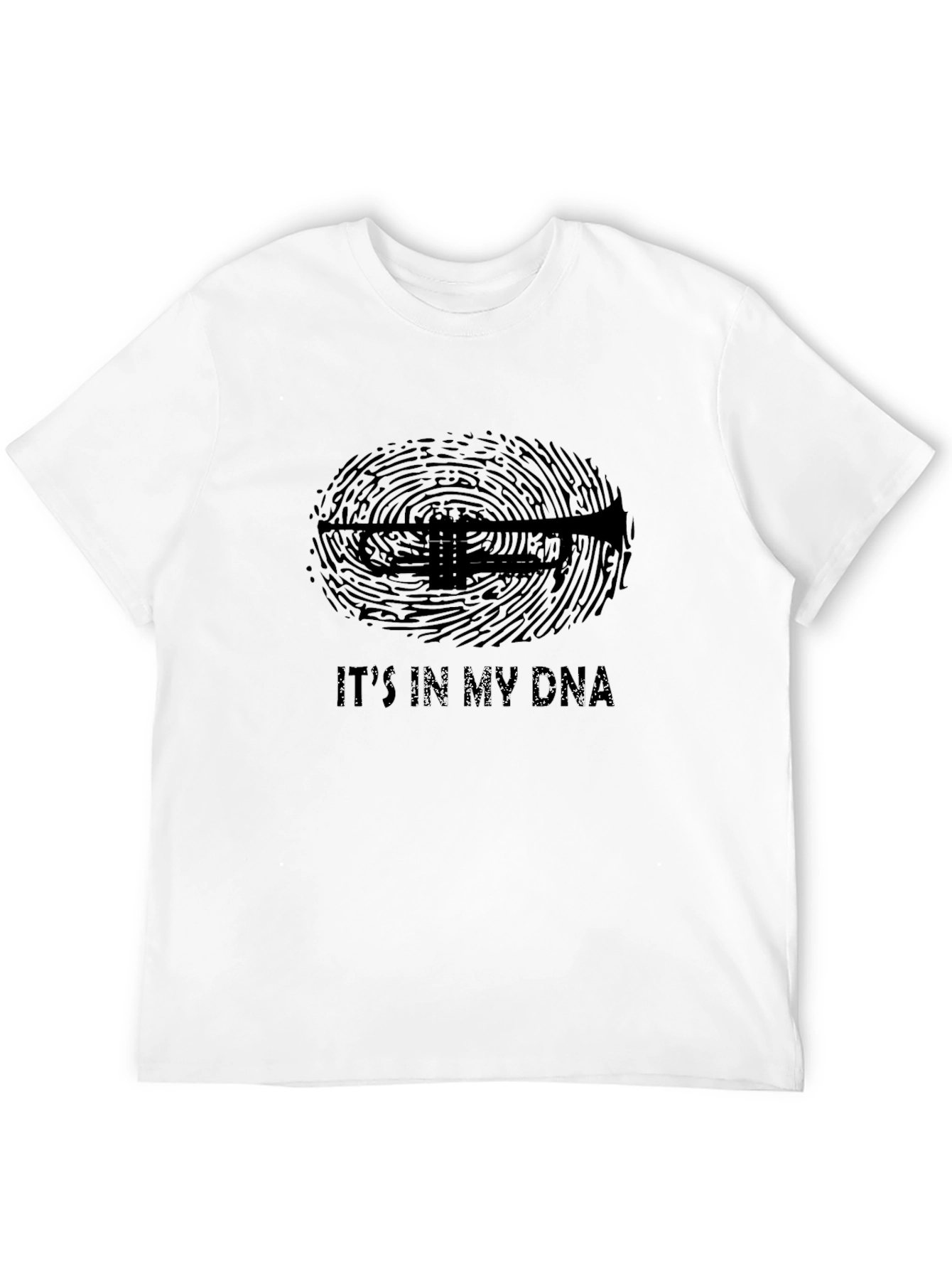 Trumpet DNA Black Graphic Tee
