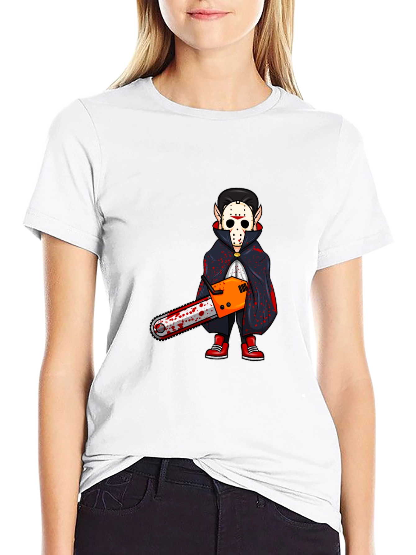 Cartoon Horror Villain Graphic Tee