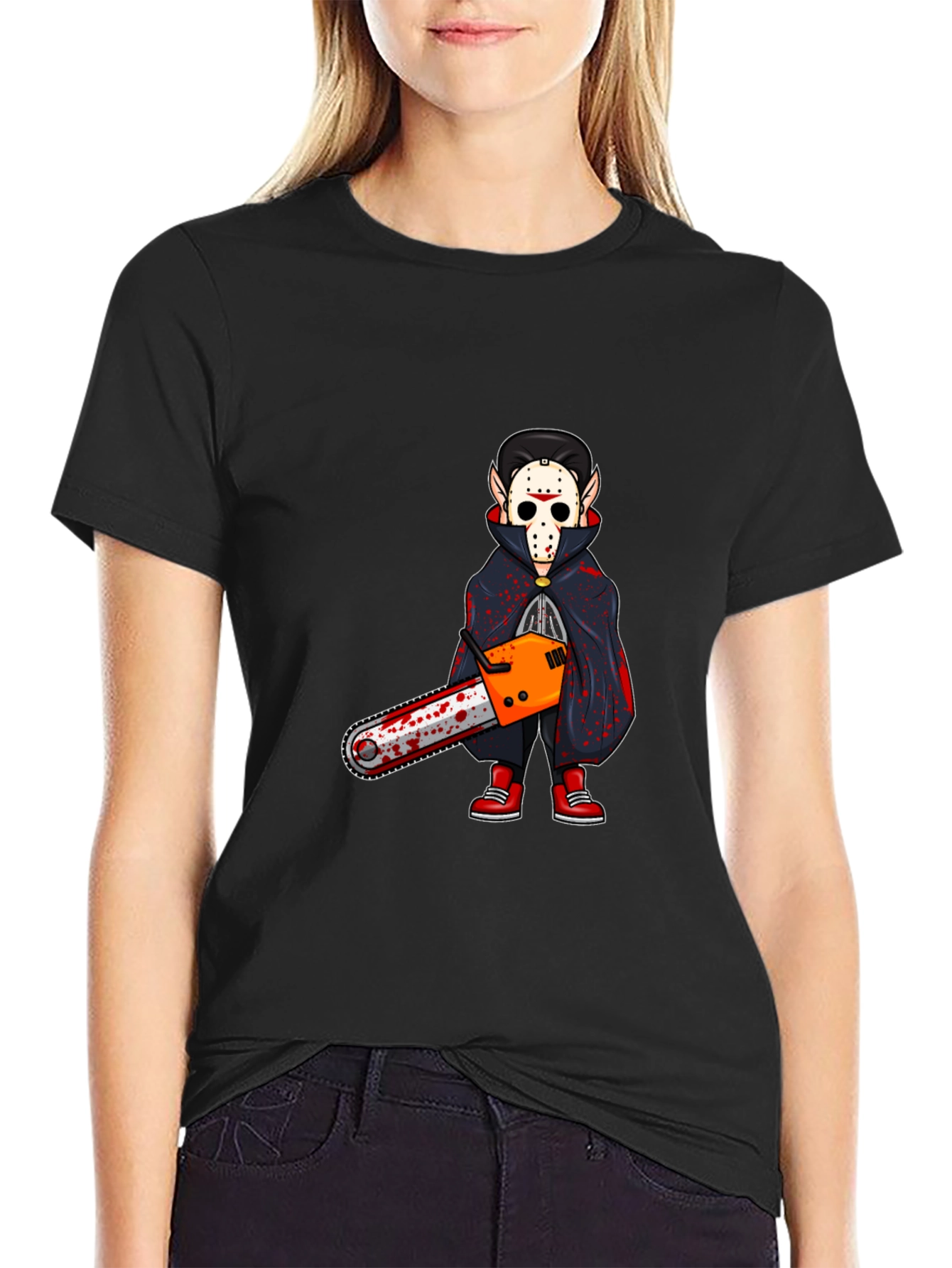 Cartoon Horror Villain Graphic Tee