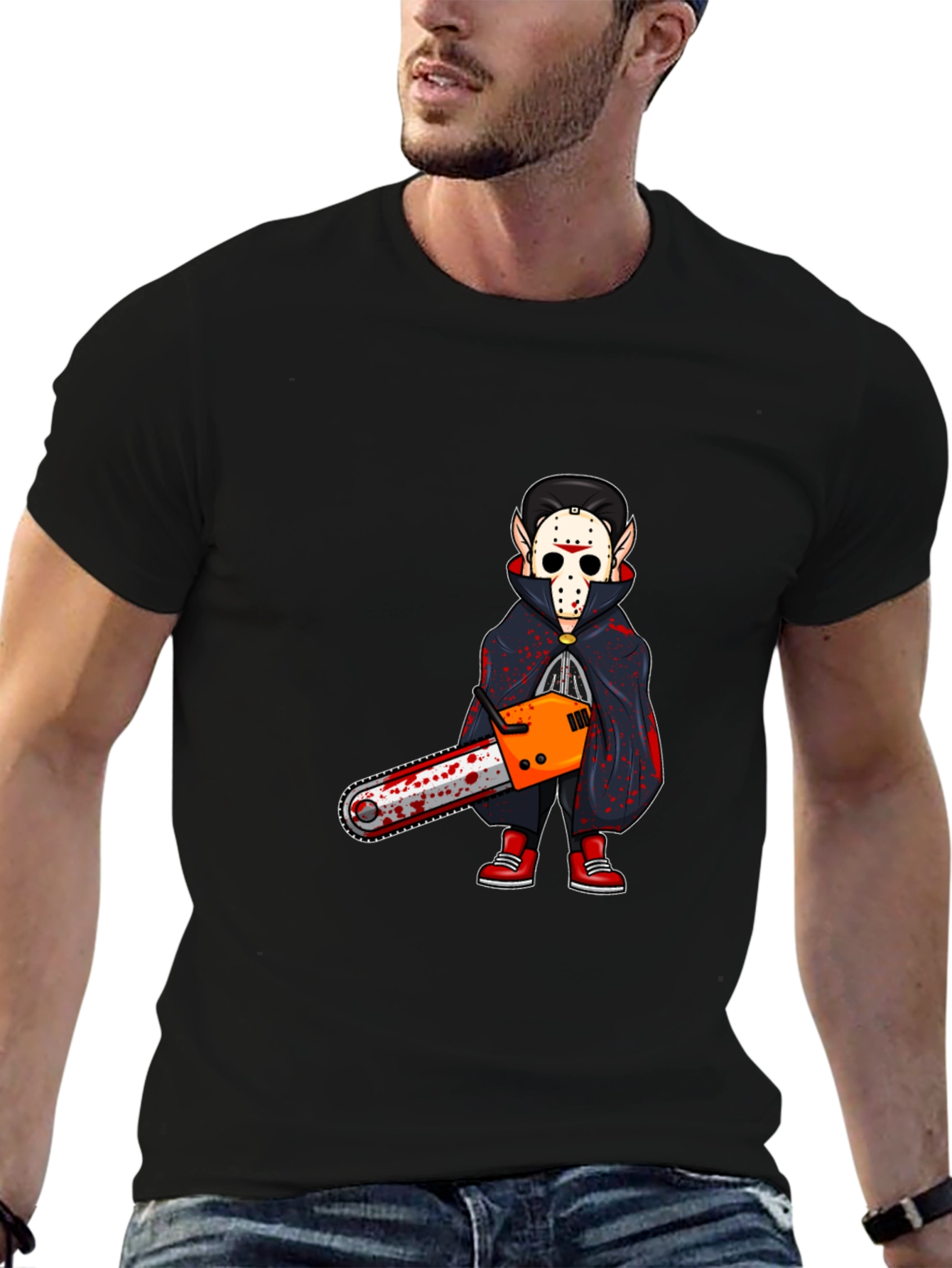 Cartoon Horror Villain Graphic Tee