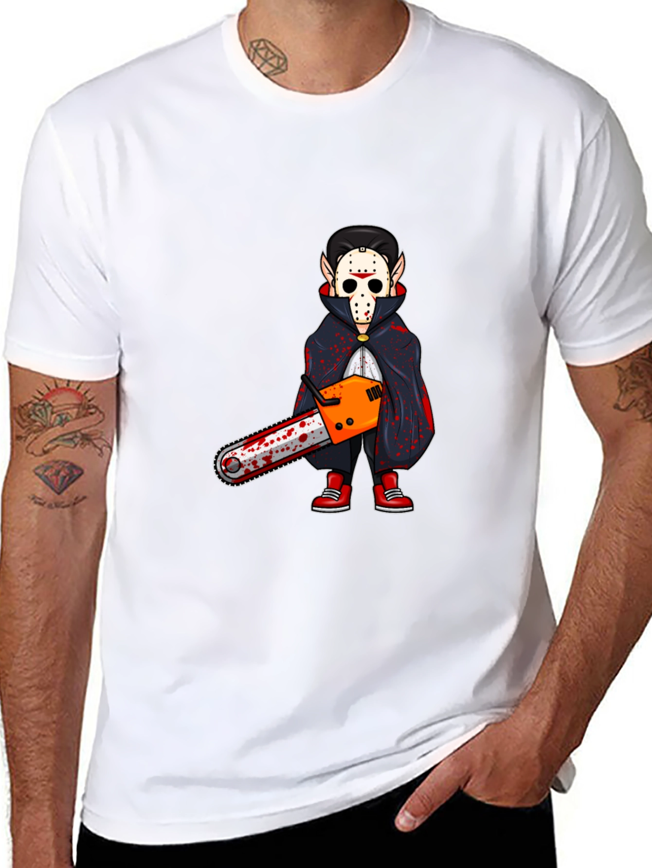 Cartoon Horror Villain Graphic Tee
