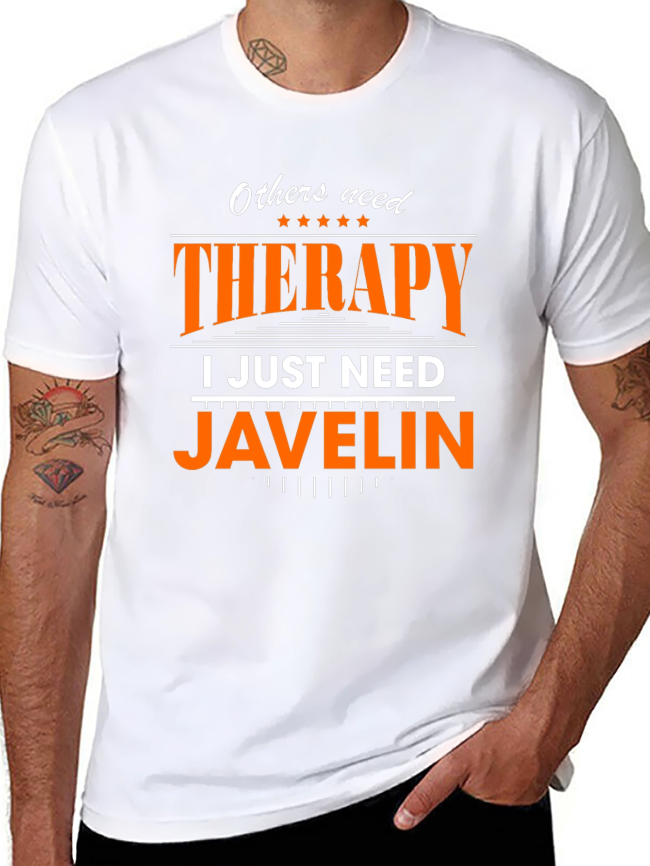 Therapy Javelin T-Shirt -  Funny Athlete Tee