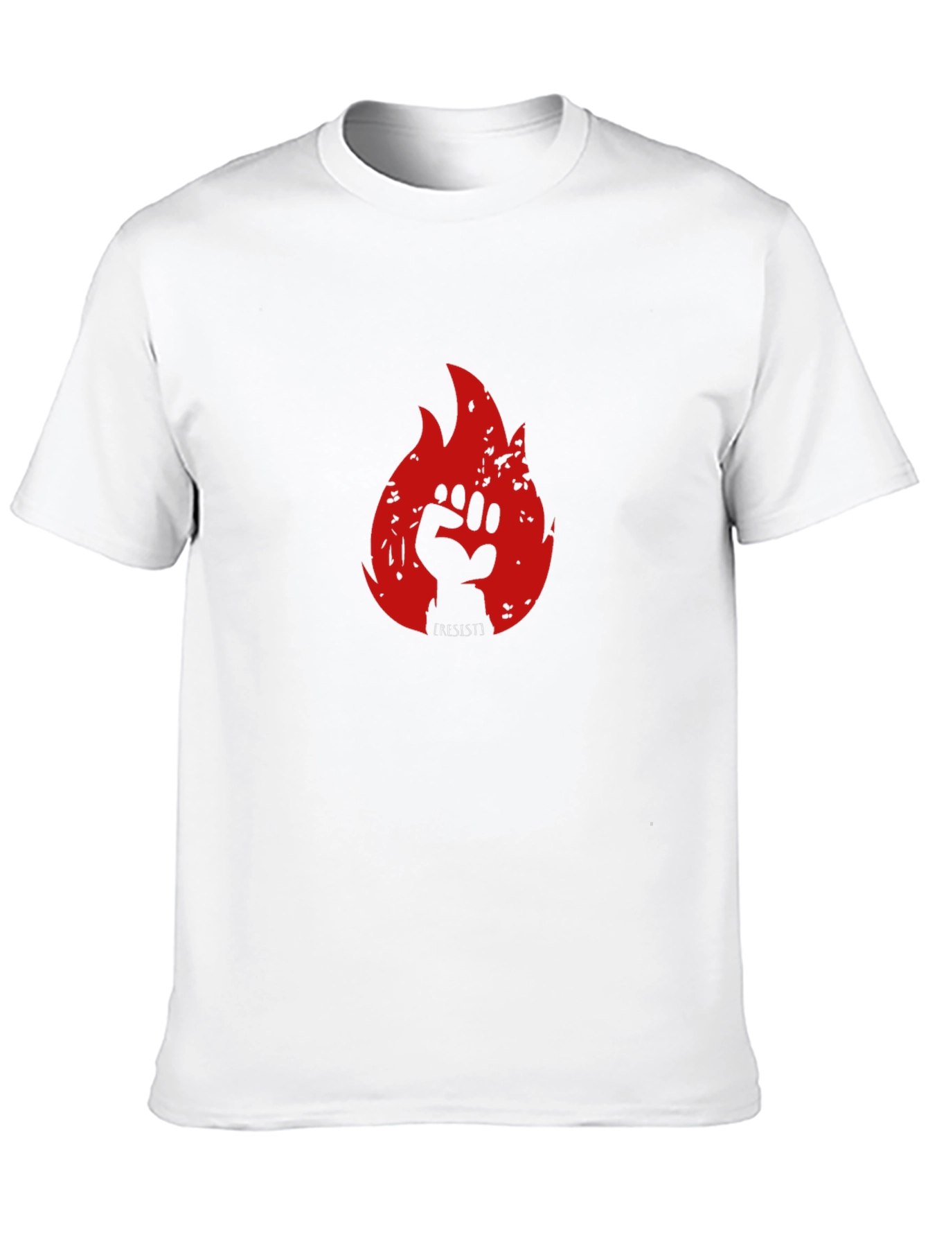 Resist Flame Graphic Tee - Black