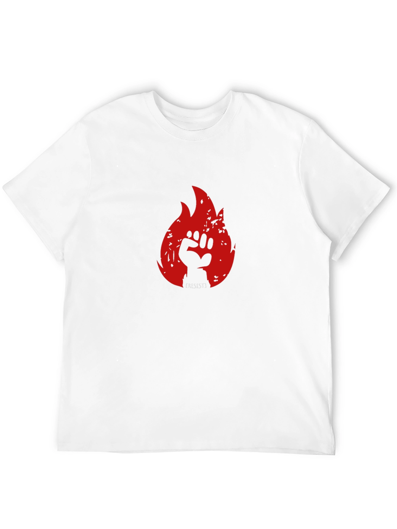 Resist Flame Graphic Tee - Black