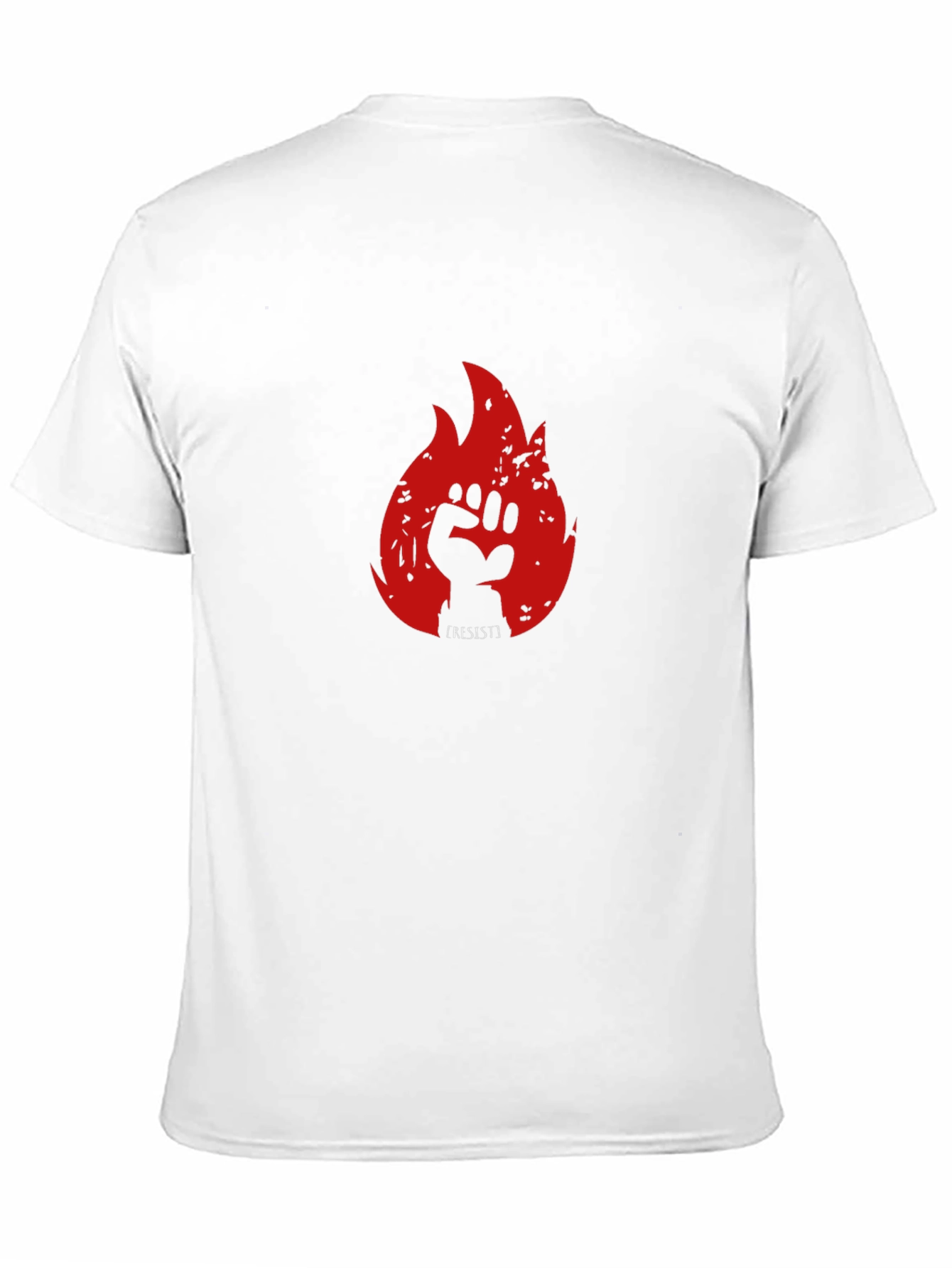 Resist Flame Graphic Tee - Black