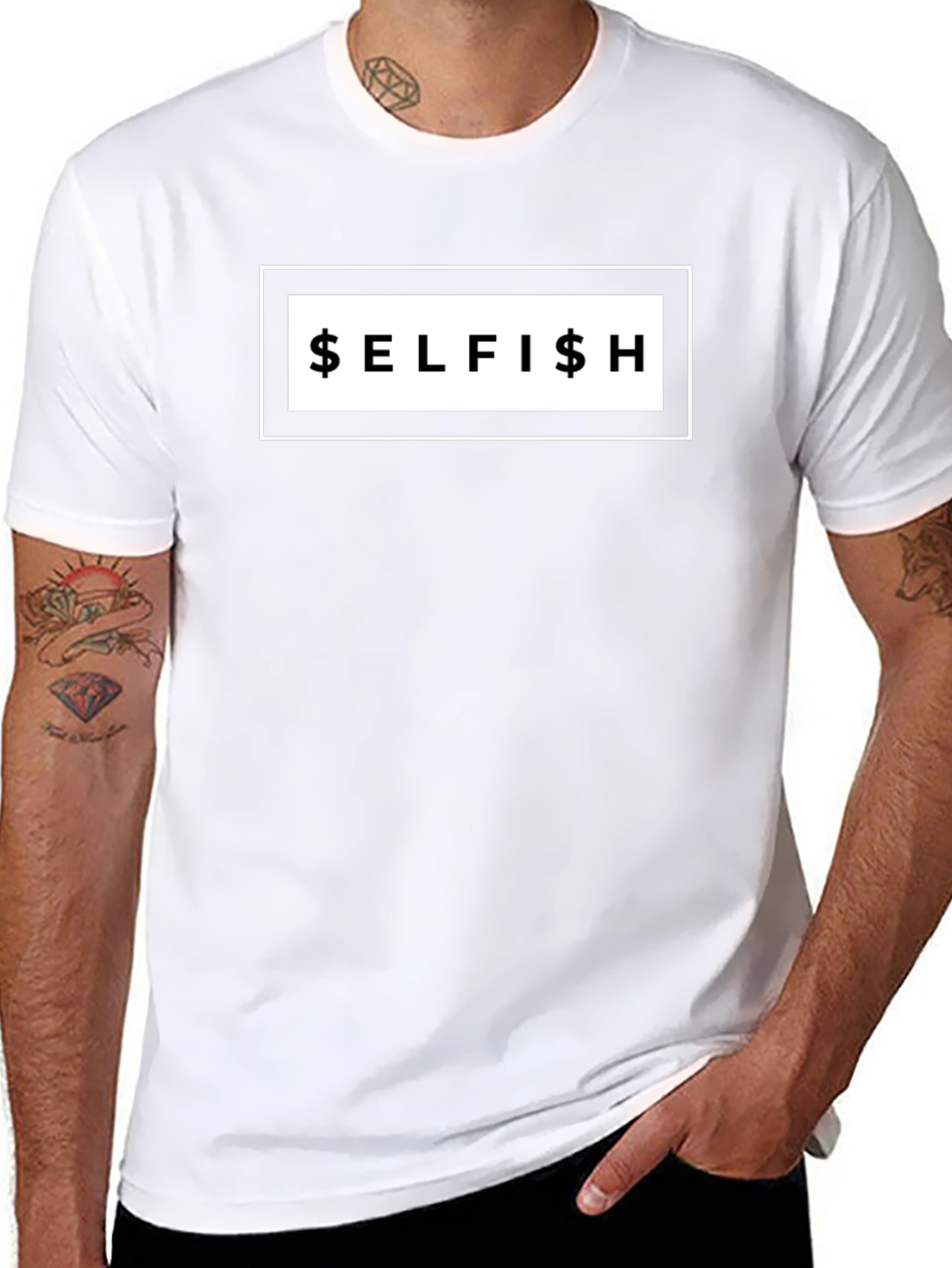Selfish Graphic Tee - Bold Statement T-Shirt