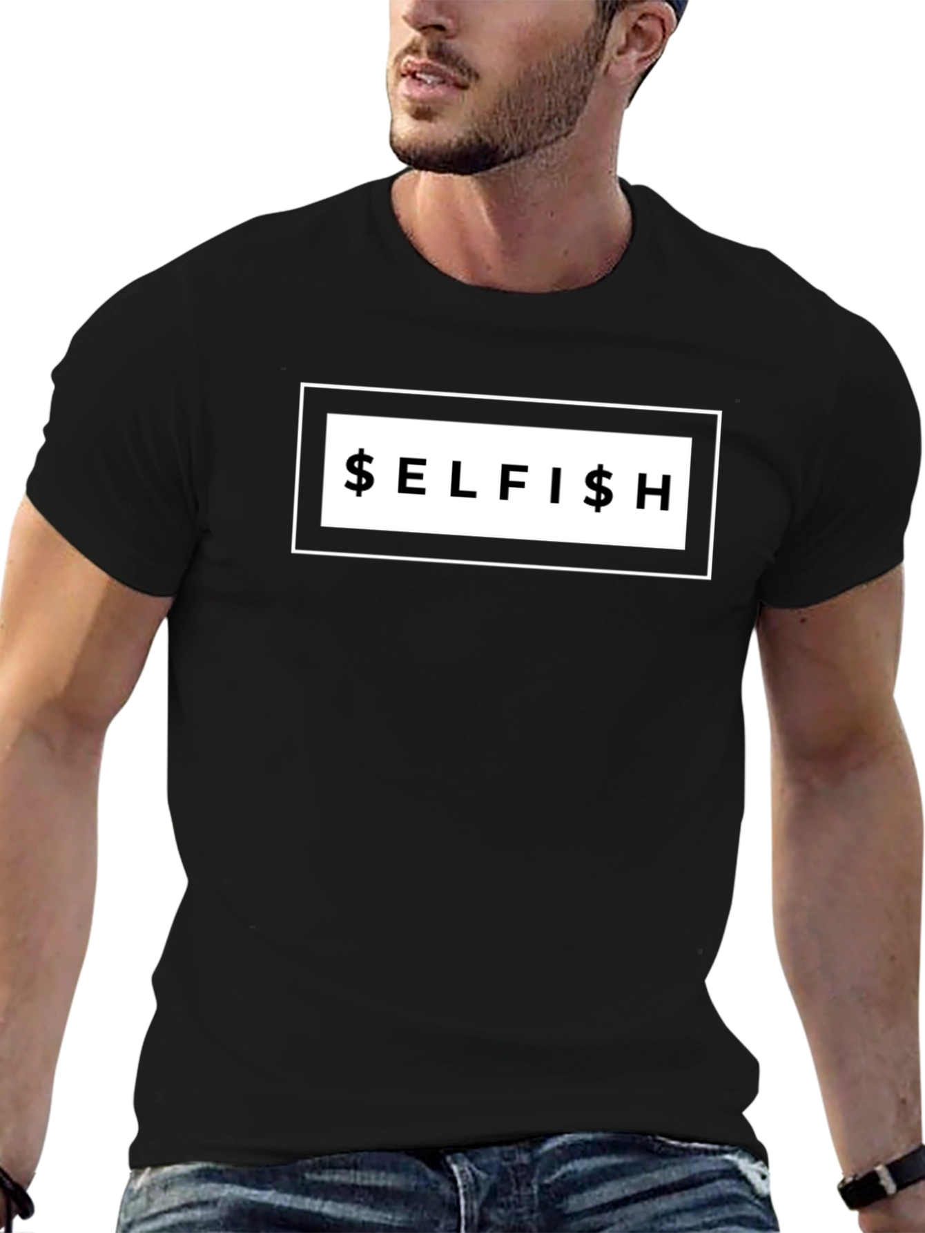 Selfish Graphic Tee - Bold Statement T-Shirt