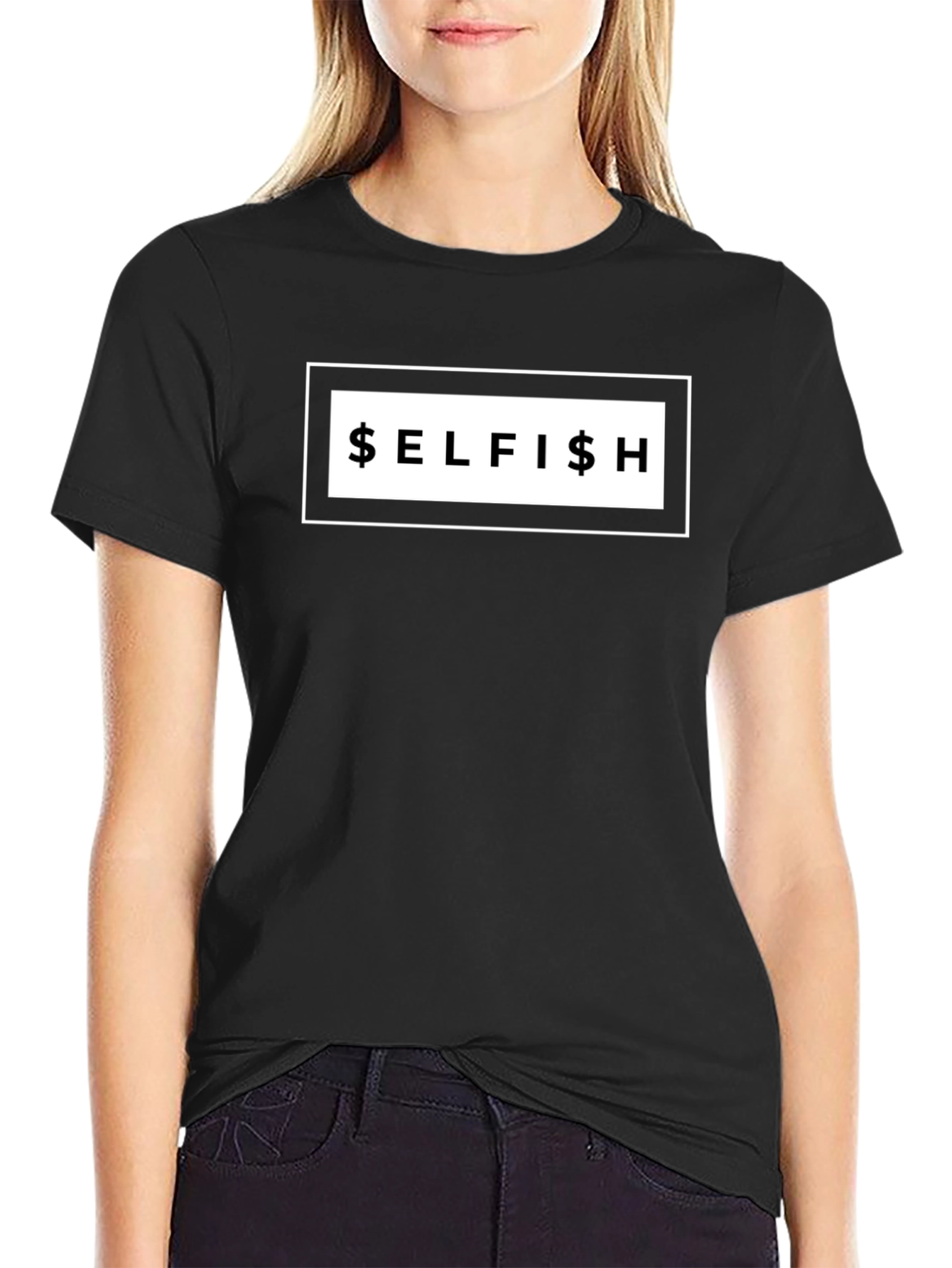 Selfish Graphic Tee - Bold Statement T-Shirt