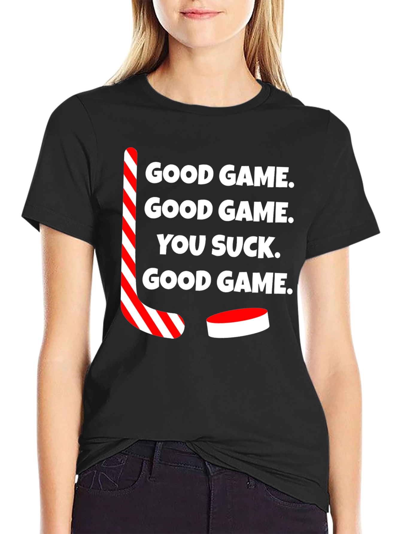 Funny Hockey T-Shirt - Good Game You Suck Tee