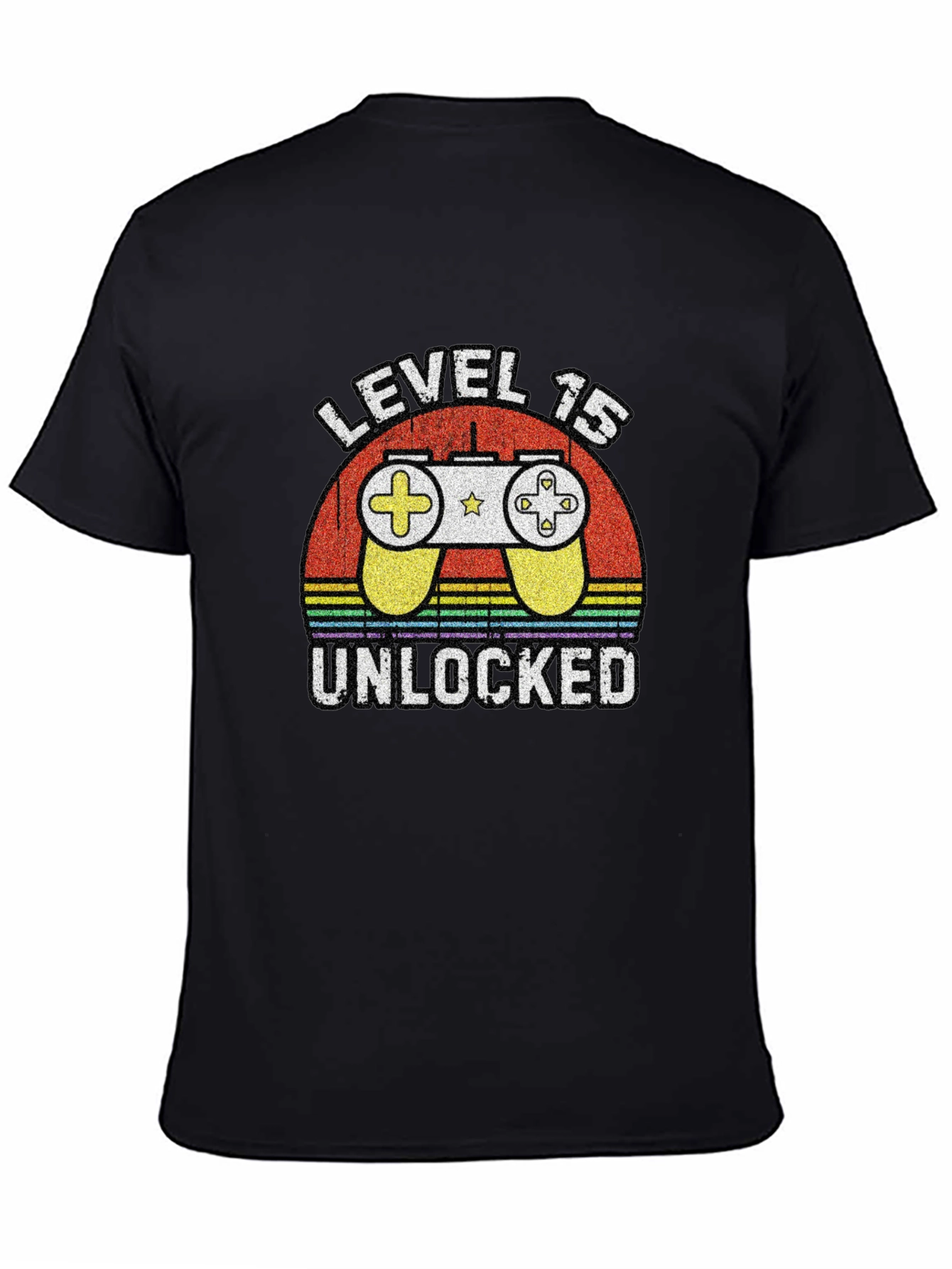 Level 15 Unlocked Gamer T-Shirt Birthday Gift
