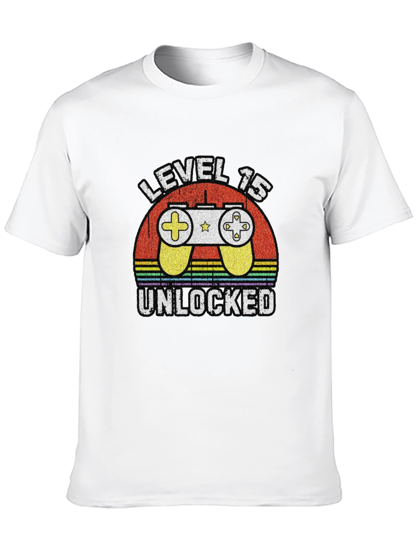 Level 15 Unlocked Gamer T-Shirt Birthday Gift