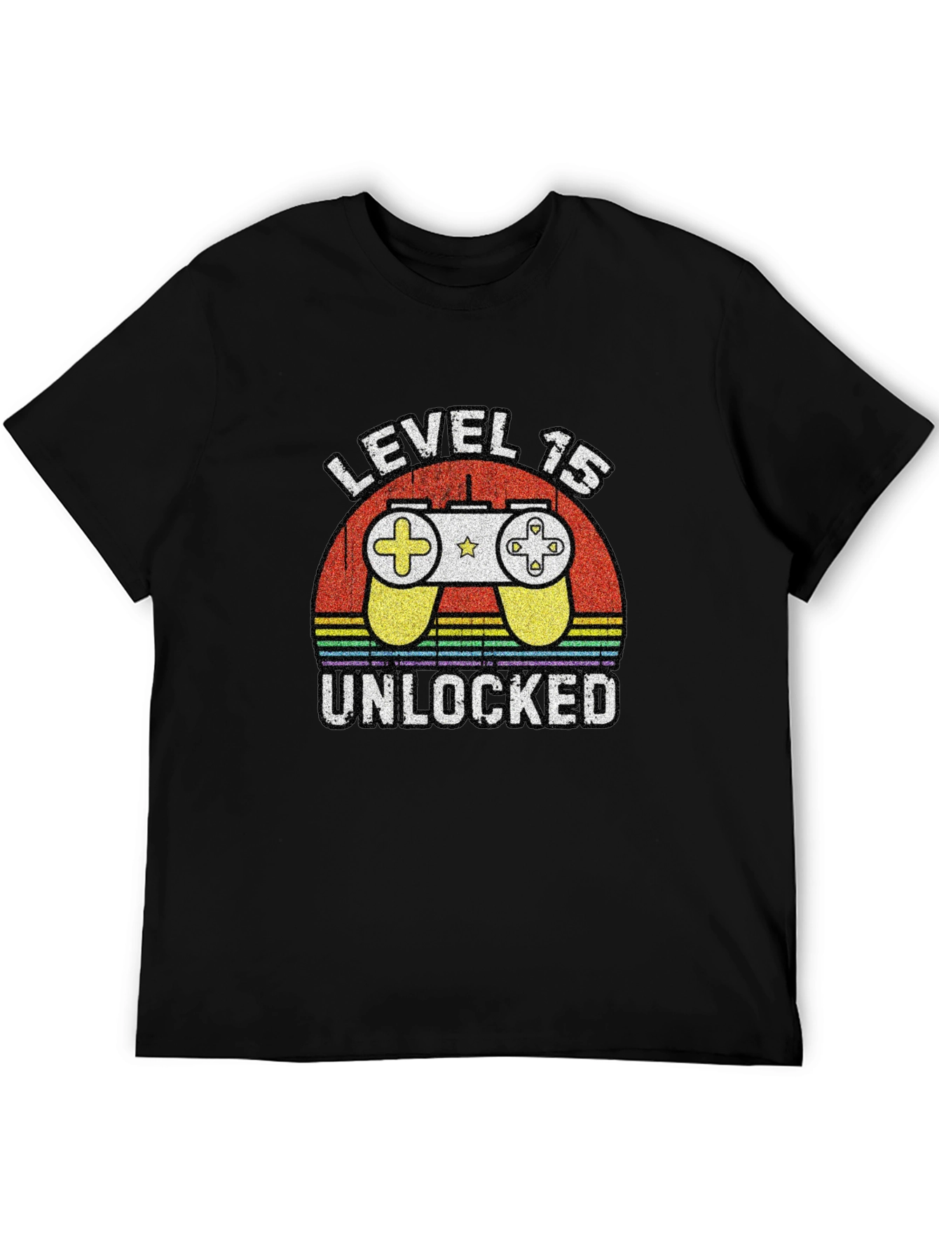 Level 15 Unlocked Gamer T-Shirt Birthday Gift