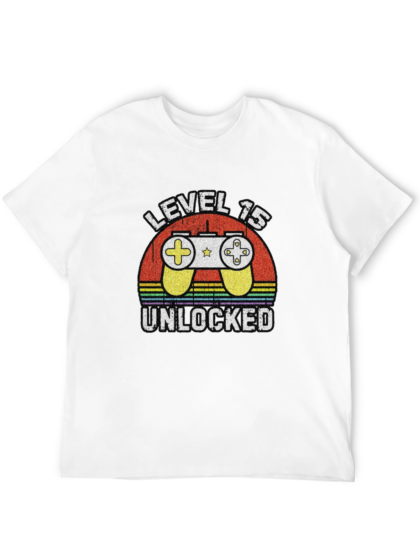 Level 15 Unlocked Gamer T-Shirt Birthday Gift