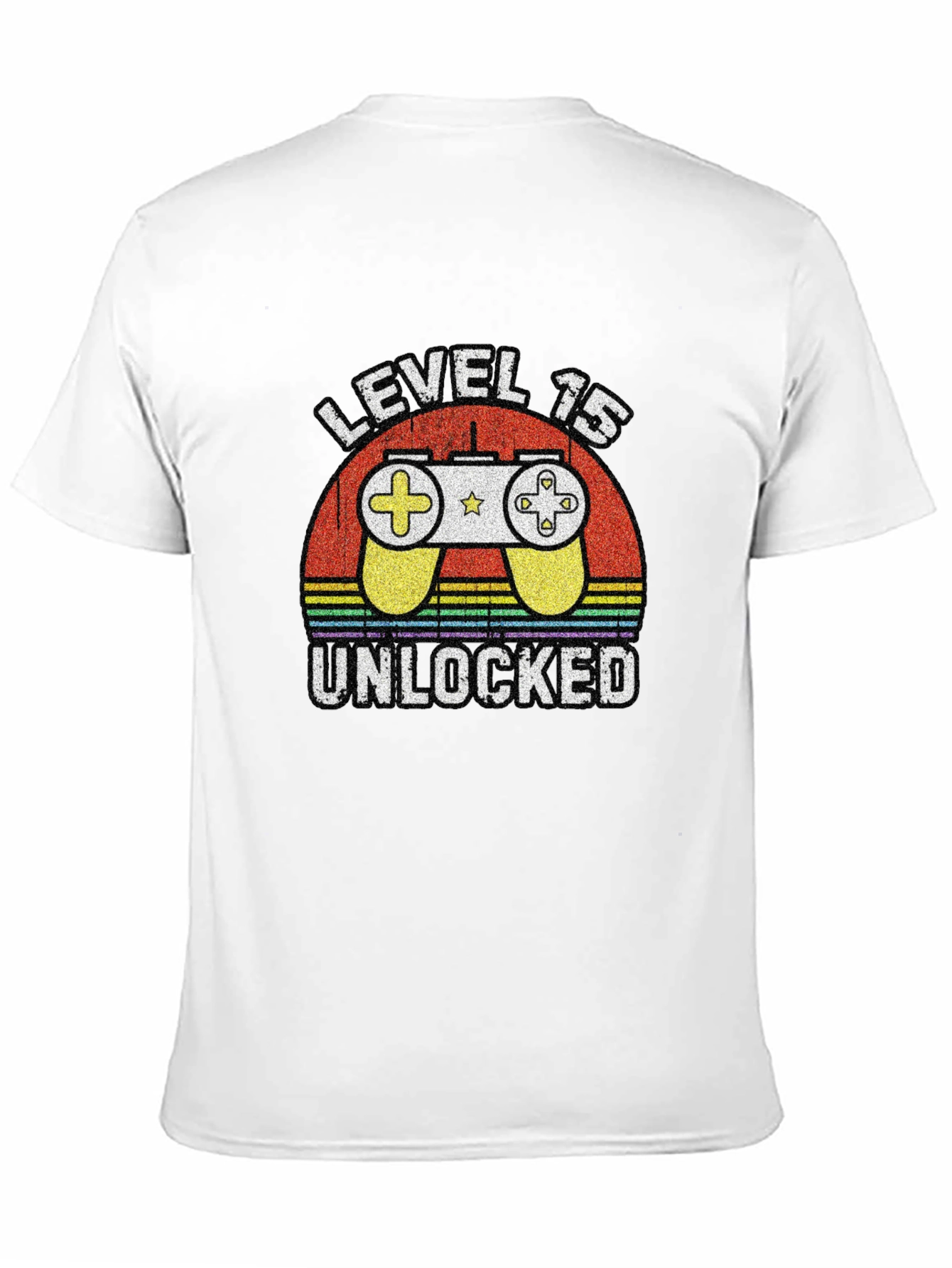 Level 15 Unlocked Gamer T-Shirt Birthday Gift