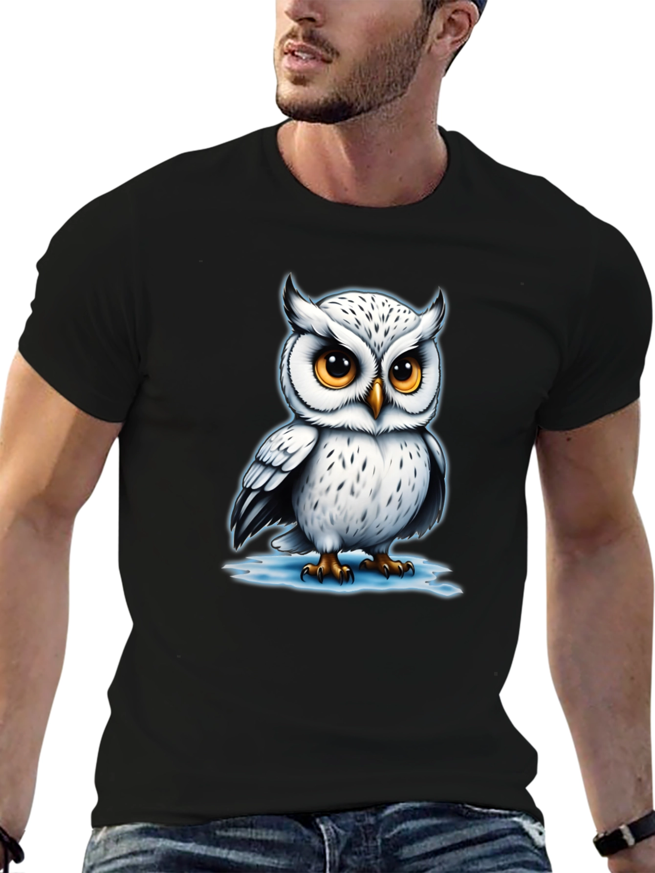 Owl Graphic Tee - Cool Bird Lover T-Shirt