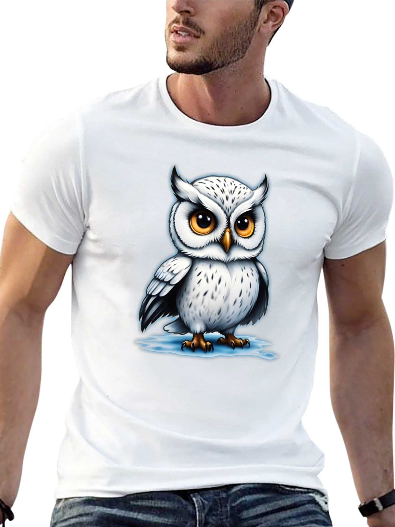 Owl Graphic Tee - Cool Bird Lover T-Shirt