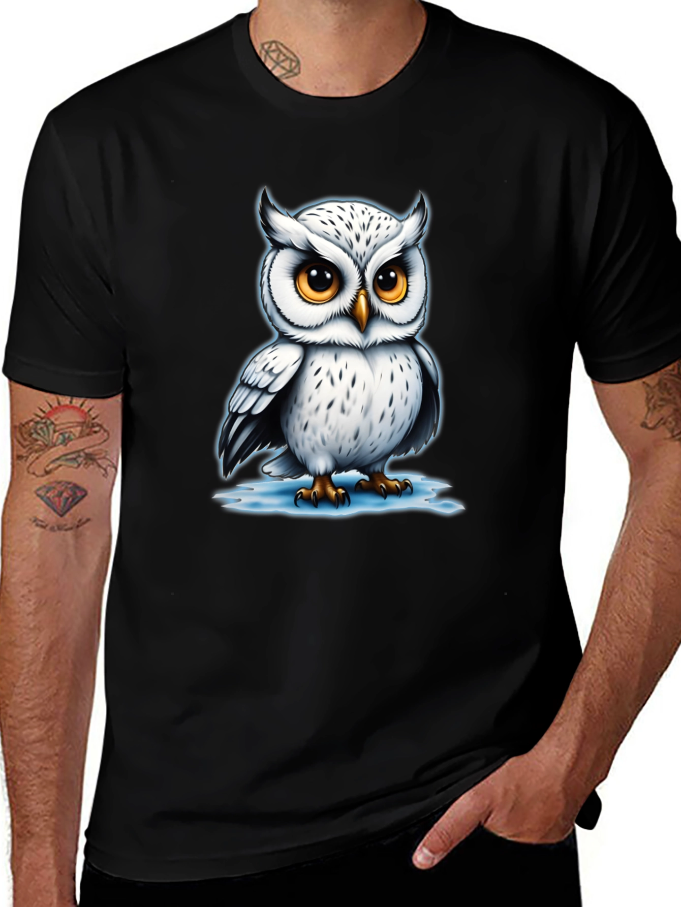 Owl Graphic Tee - Cool Bird Lover T-Shirt