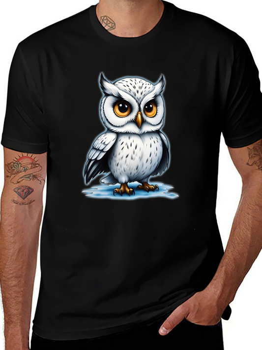 Owl Graphic Tee - Cool Bird Lover T-Shirt