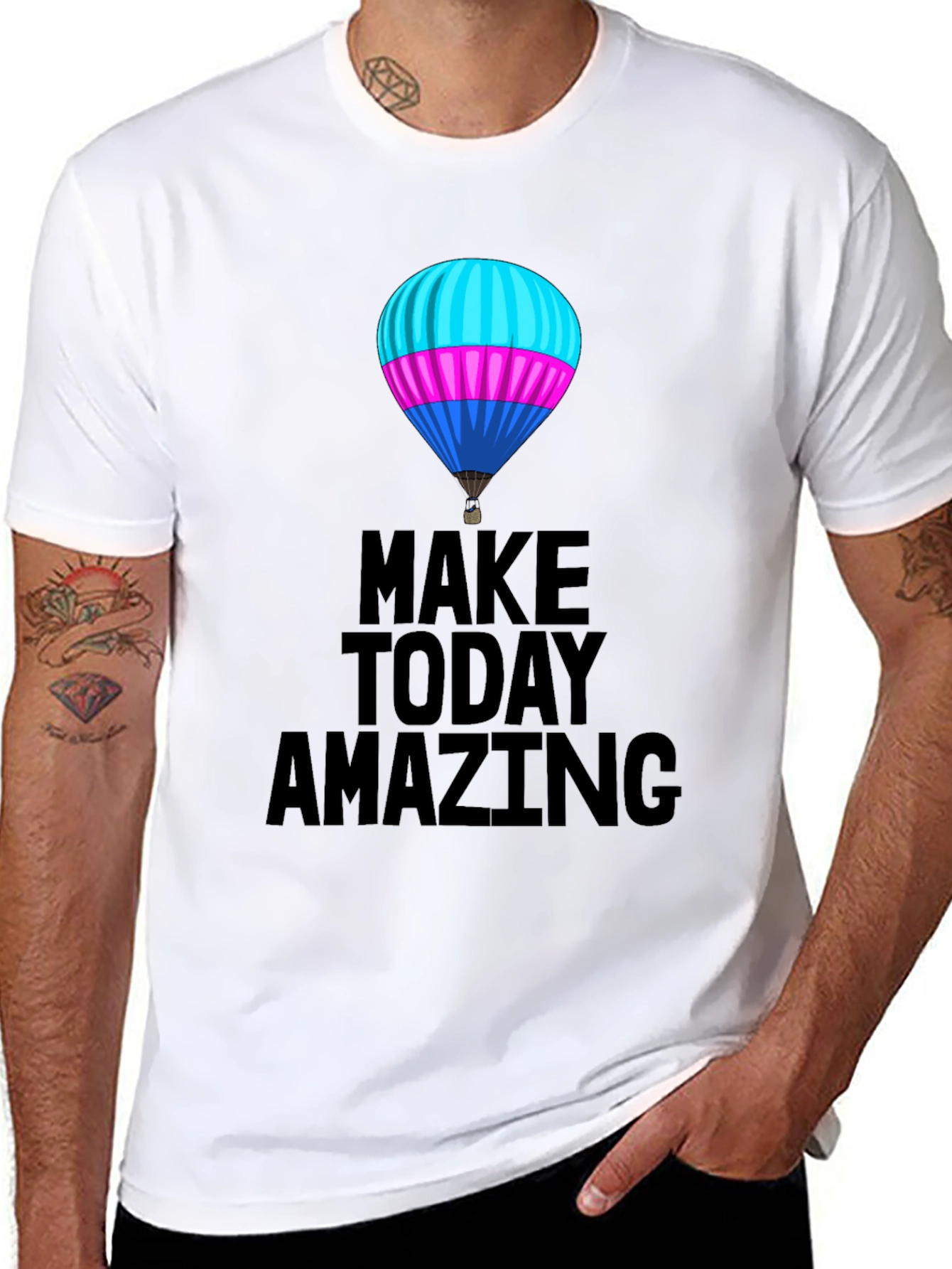 Make Today Amazing T-Shirt - Hot Air Balloon