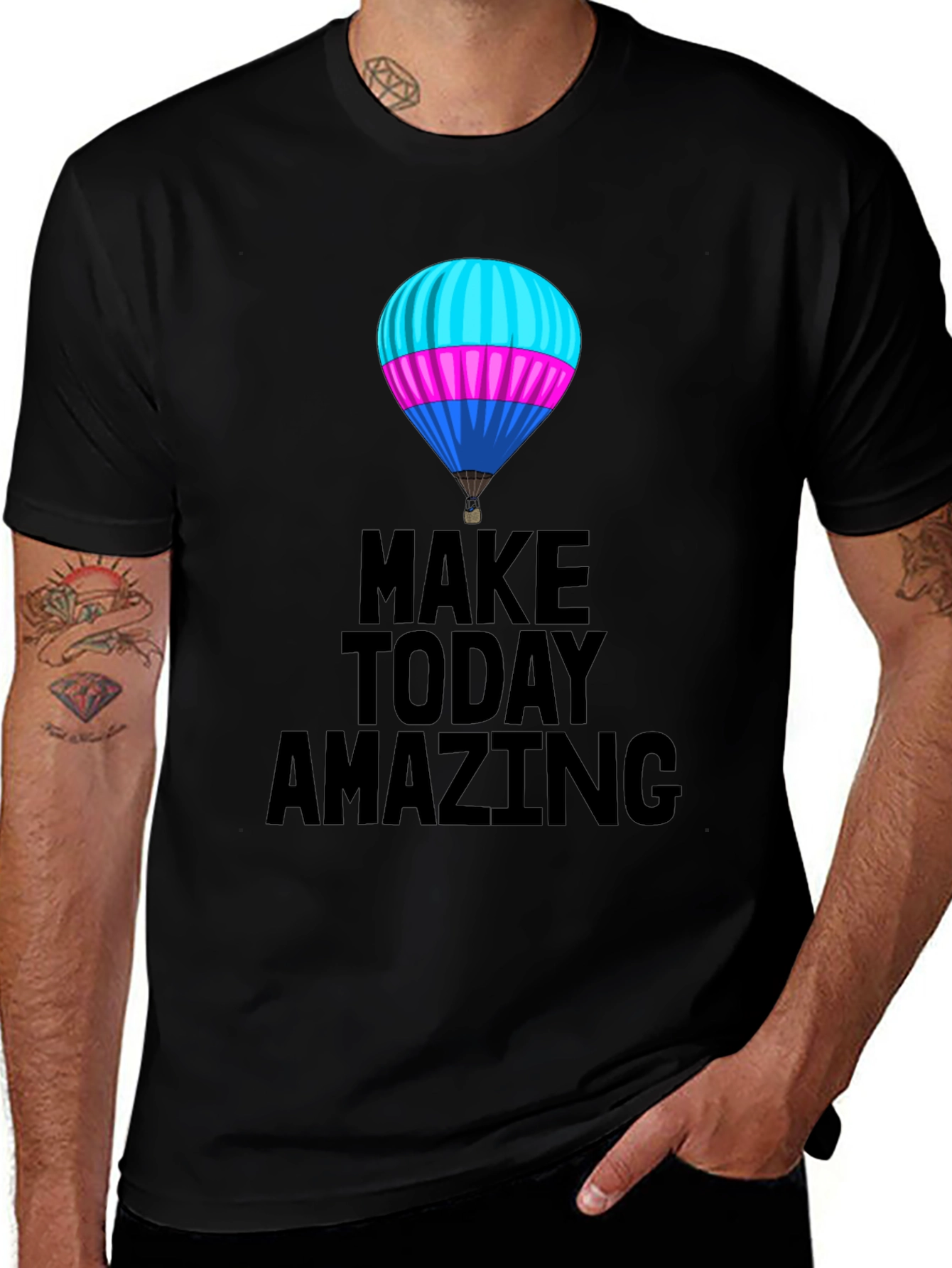 Make Today Amazing T-Shirt - Hot Air Balloon