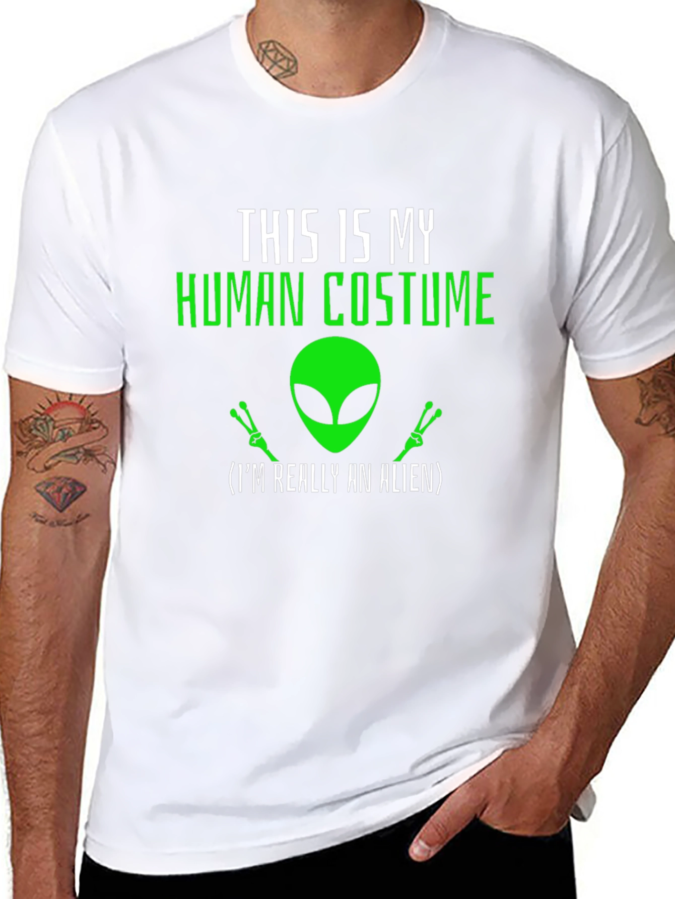 Human Costume Alien T-Shirt