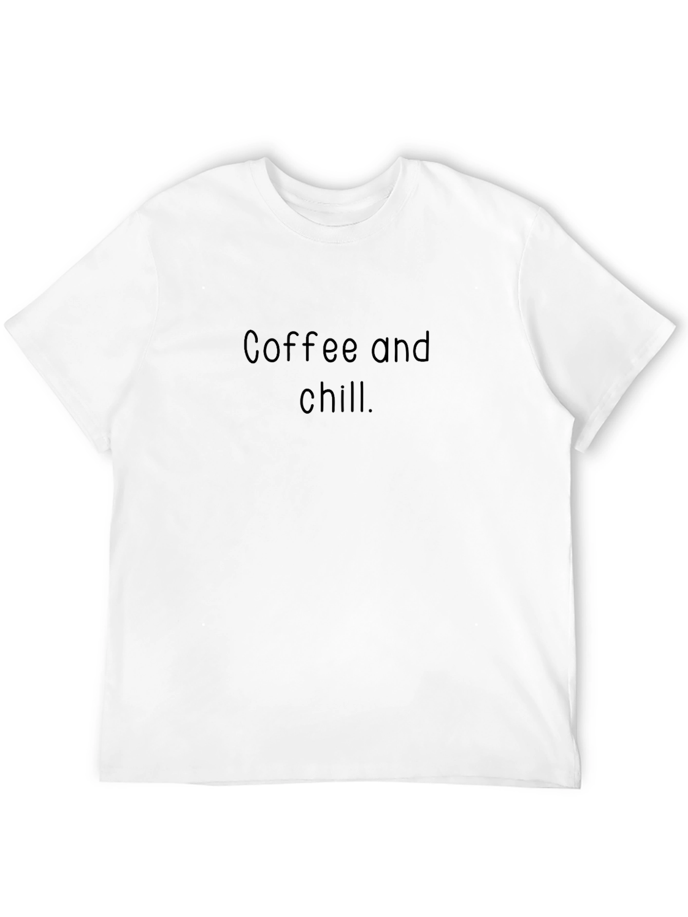Coffee and Chill Black T-Shirt