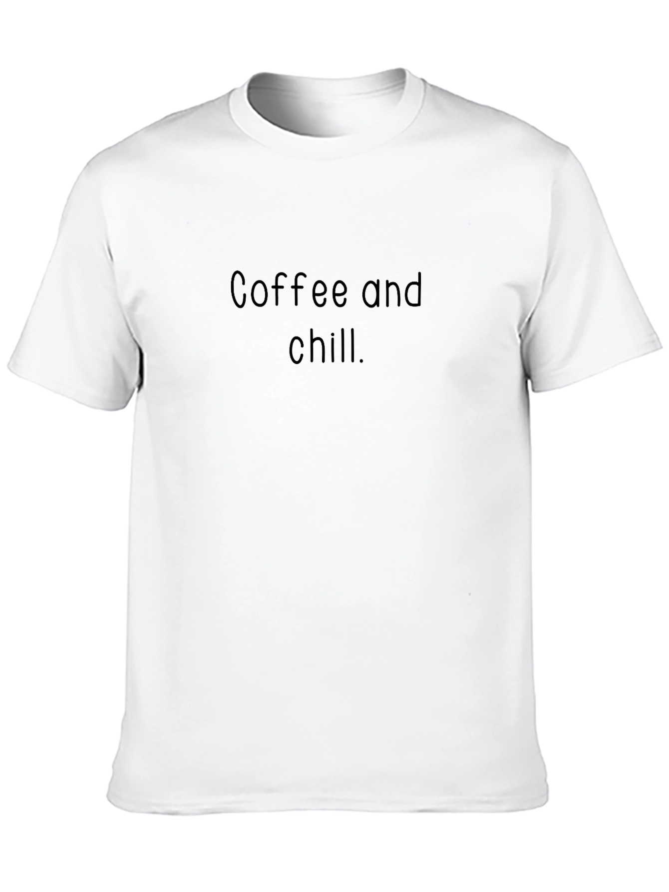 Coffee and Chill Black T-Shirt