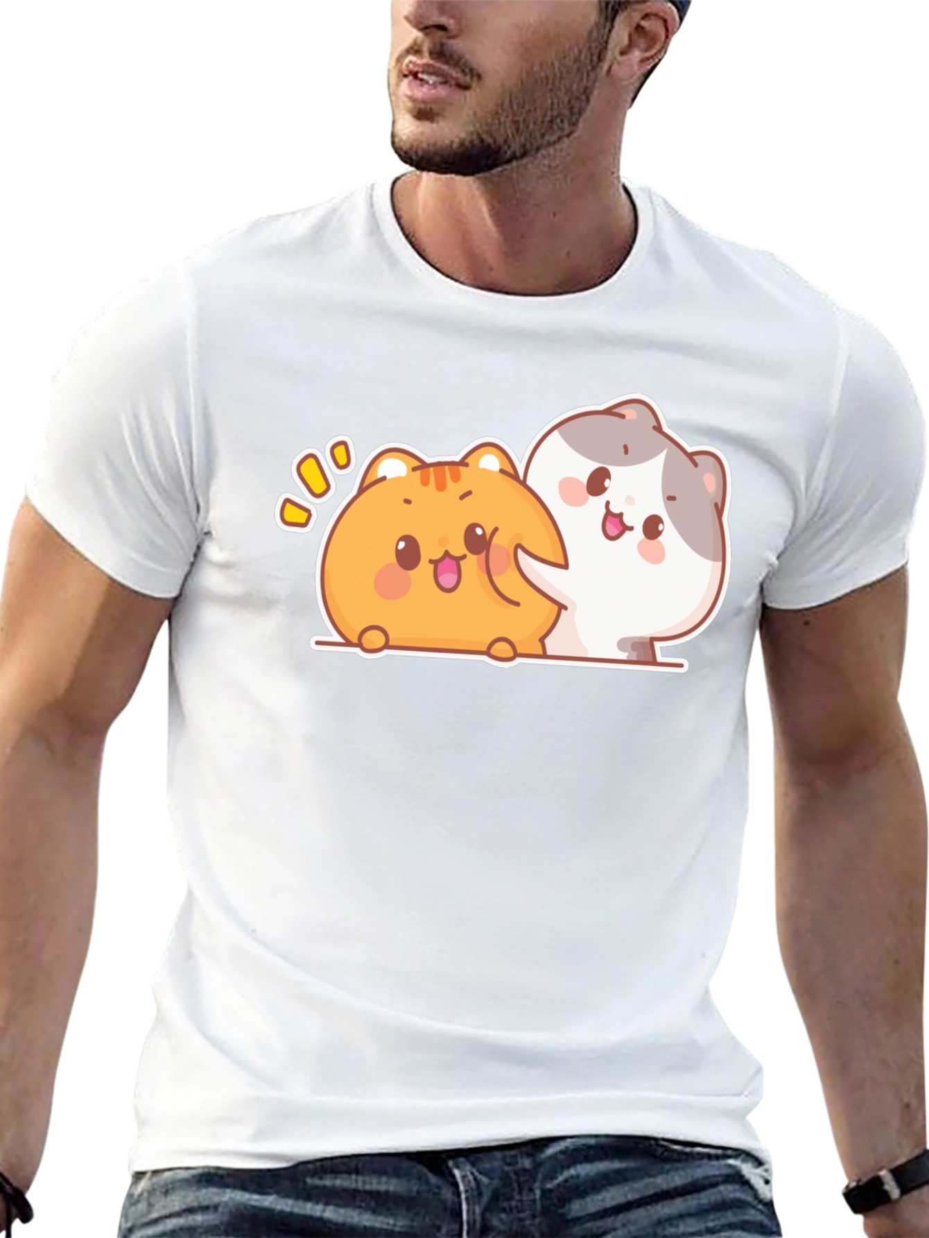 Cute Kawaii Cats Graphic Tee