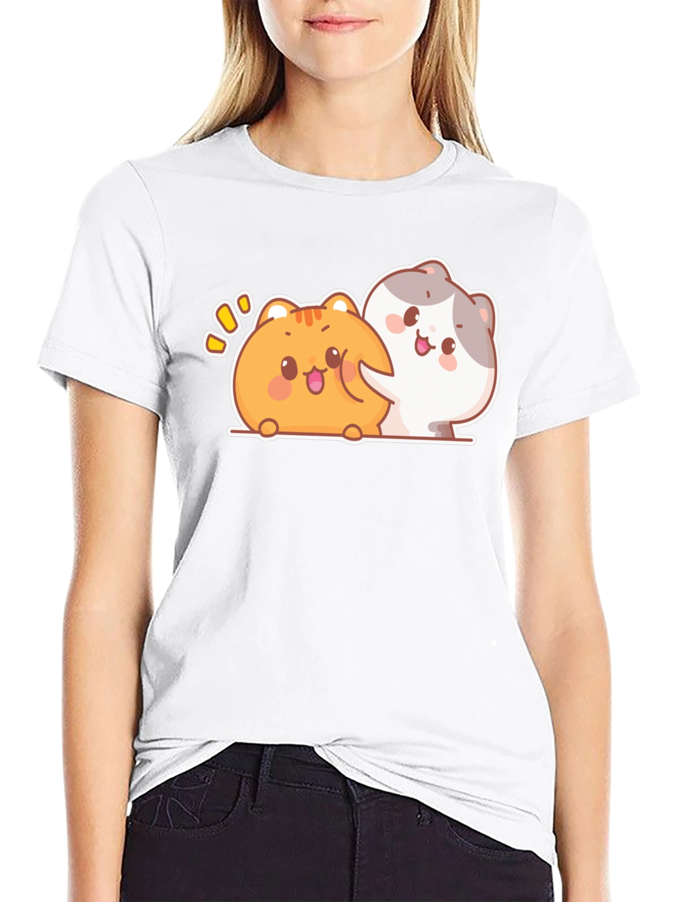 Cute Kawaii Cats Graphic Tee
