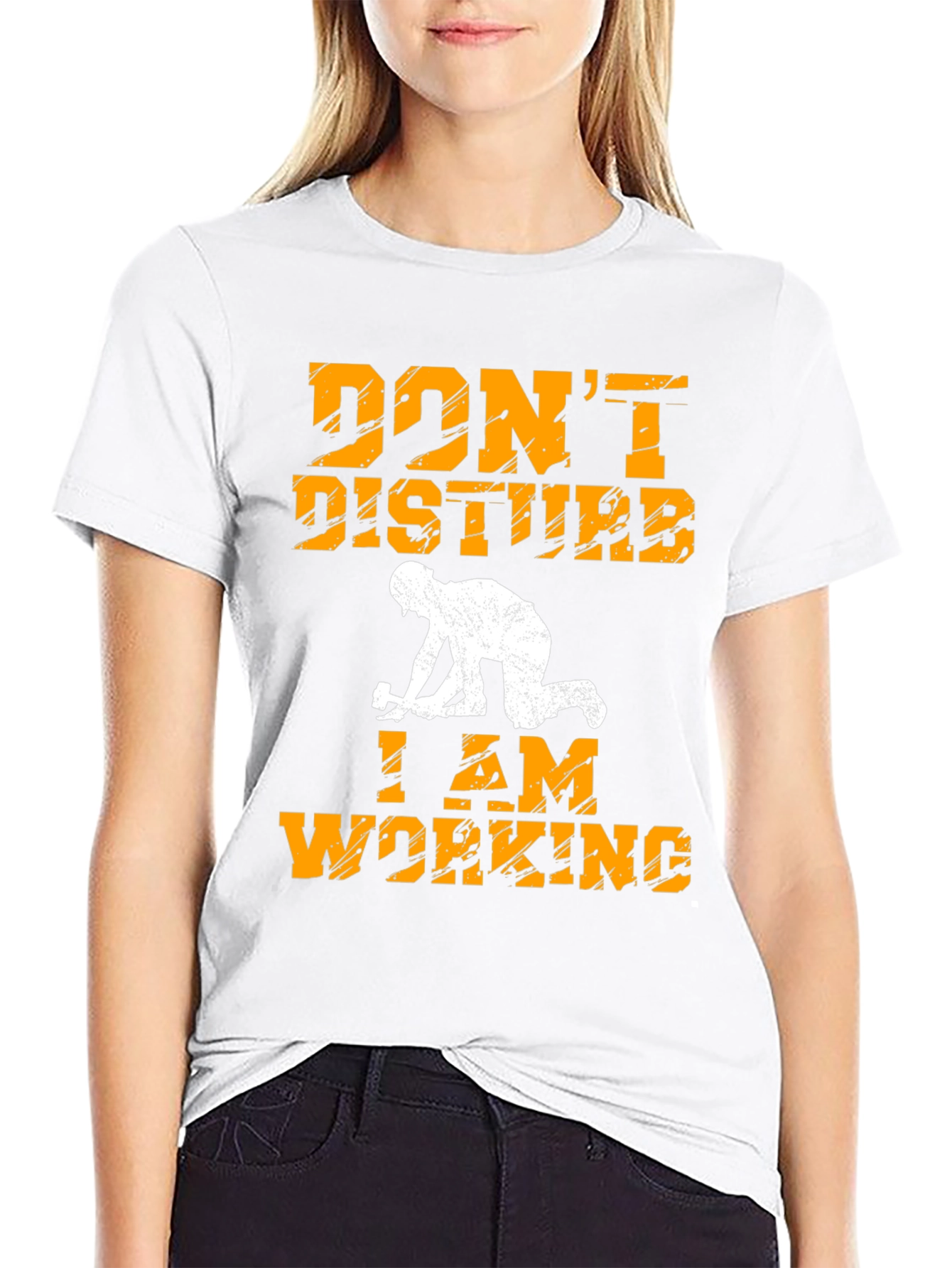 Dont Disturb I Am Working T-Shirt