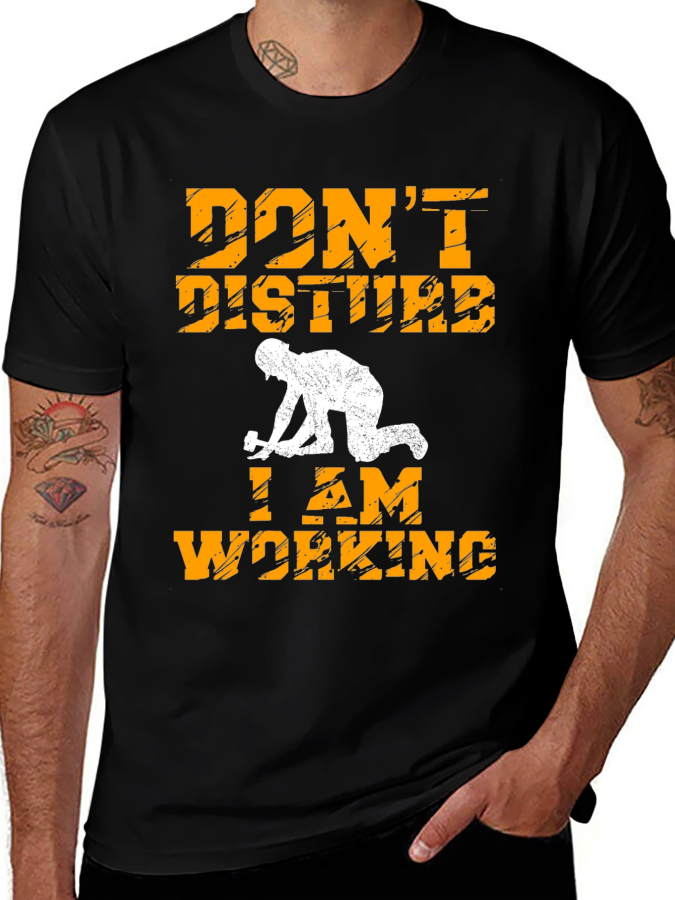 Dont Disturb I Am Working T-Shirt