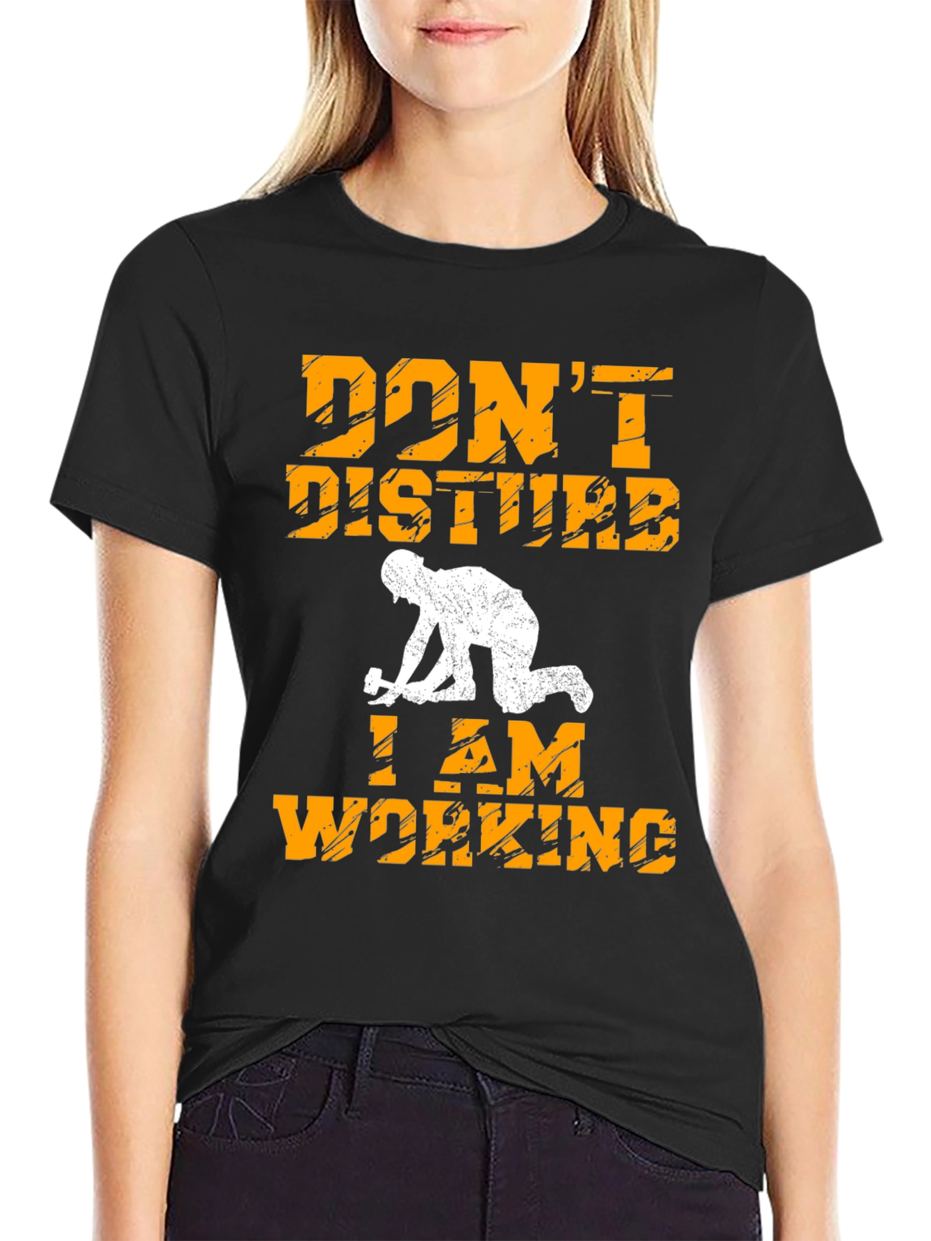 Dont Disturb I Am Working T-Shirt