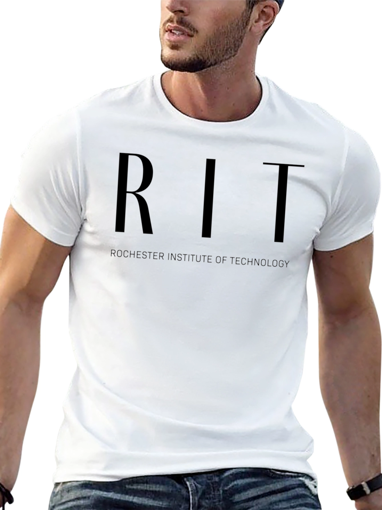 RIT Rochester Institute of Technology Black T-Shirt