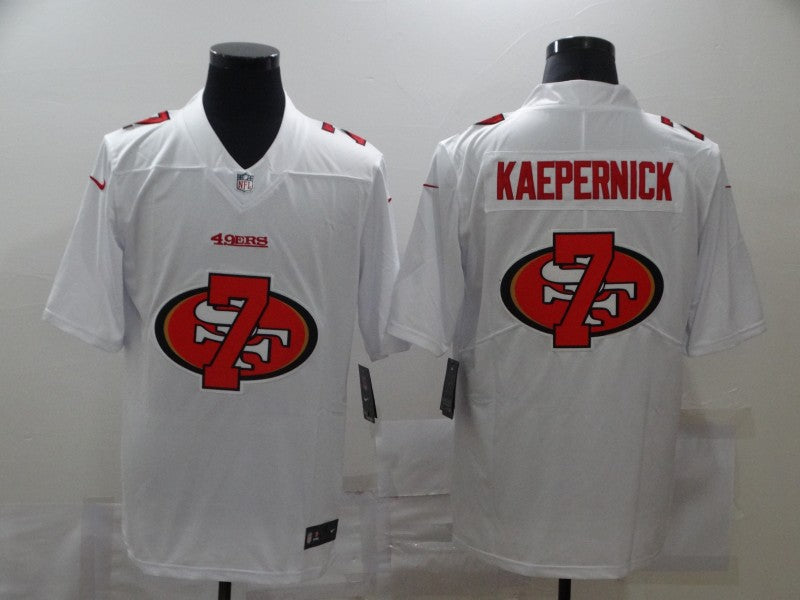Men's San Francisco 49ers Colin Kaepernick #7 White Alternate Game Jerseys