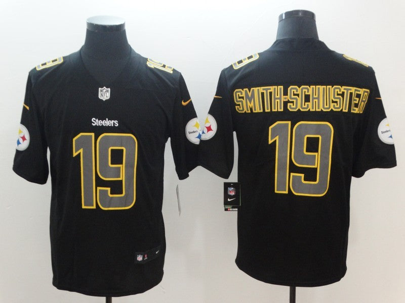Men's Pittsburgh Steelers JuJu Smith-Schuster #19 Black Player Jerseys
