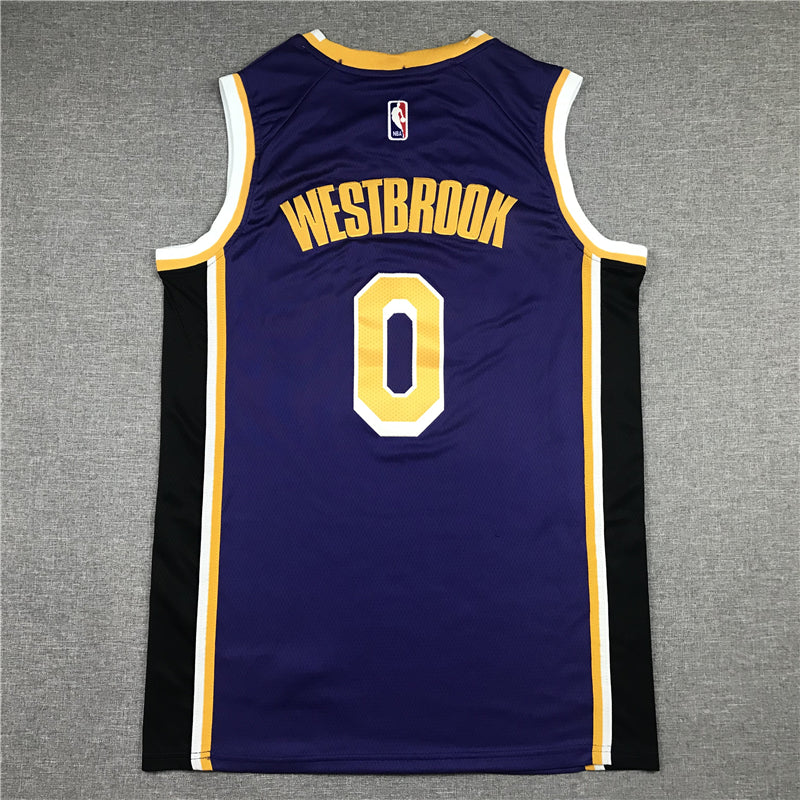 Men's Los Angeles Lakers Russell Westbrook Purple 2020/21 Swingman Player Jerseys