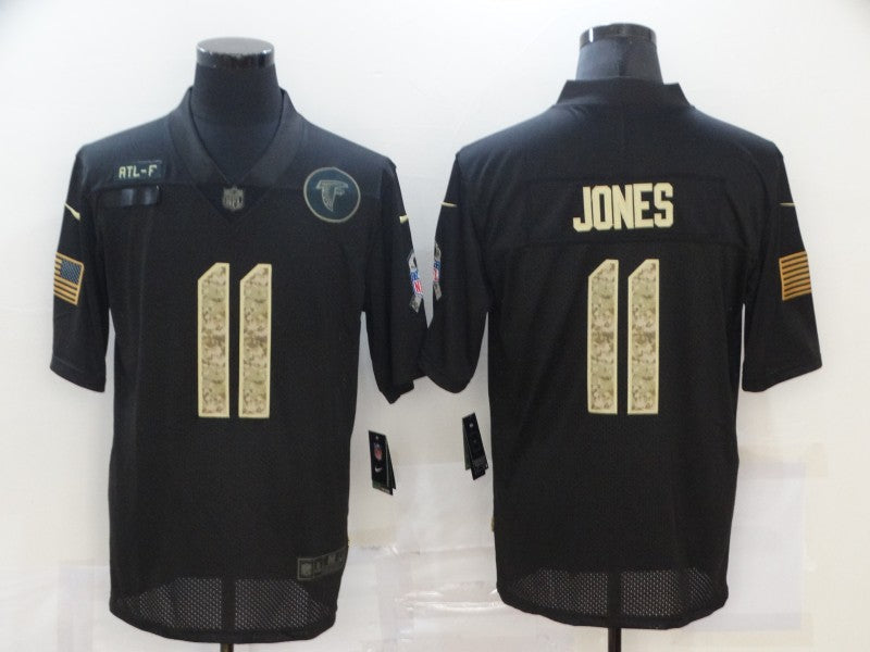 Men's Atlanta Falcons #11 Julio Jones Black Game Player Jerseys