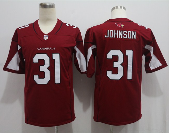 Men's Arizona Cardinals David Johnson #31 Red Game Jerseys